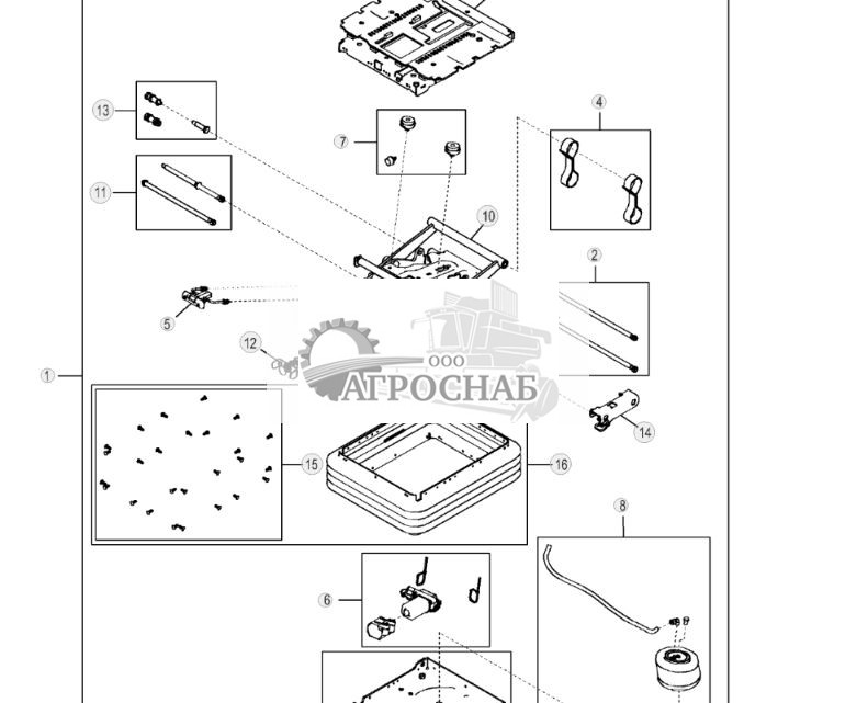 Компоненты пневмоподвески сиденья (стандартные) - ST3557 486.jpg